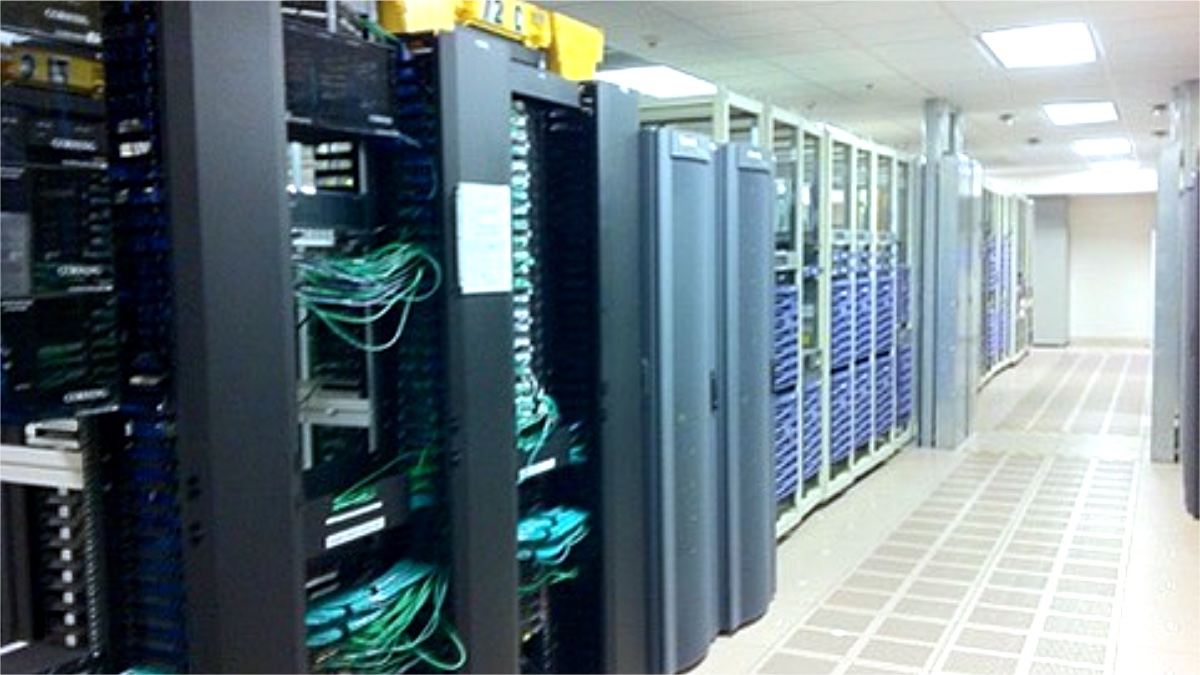 Data center racks and network cabling