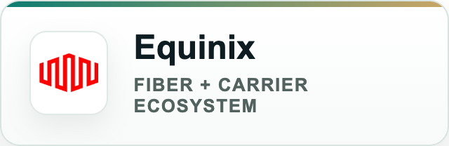 Equinix — supported by A & G