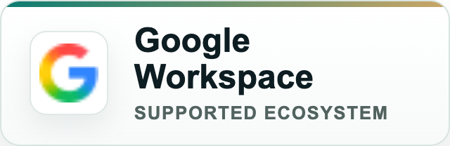 Google Workspace — supported by A & G