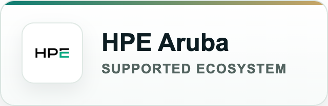 HPE Aruba — supported by A & G