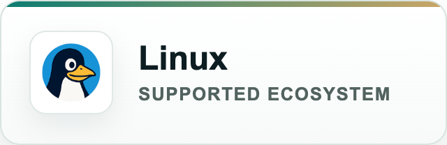 Linux — supported by A & G