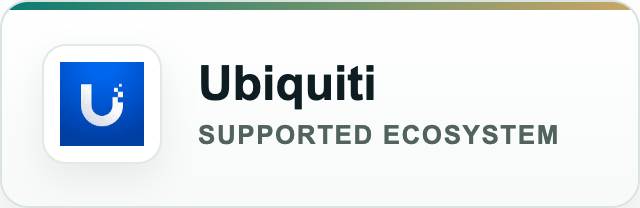 Ubiquiti — supported by A & G
