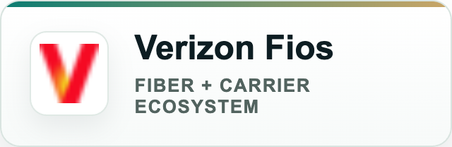 Verizon Fios — supported by A & G