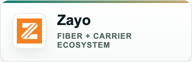 Zayo — supported by A & G