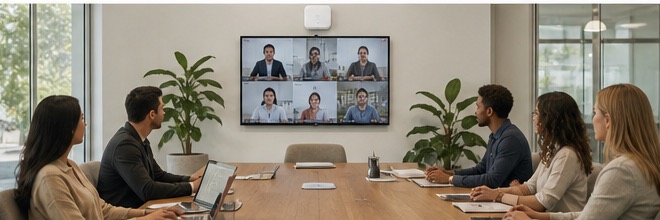 Conference room video meeting deployment by A & G